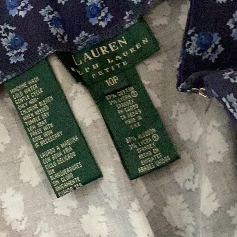 Blue Patterned Pants - Picture 4 of 6
